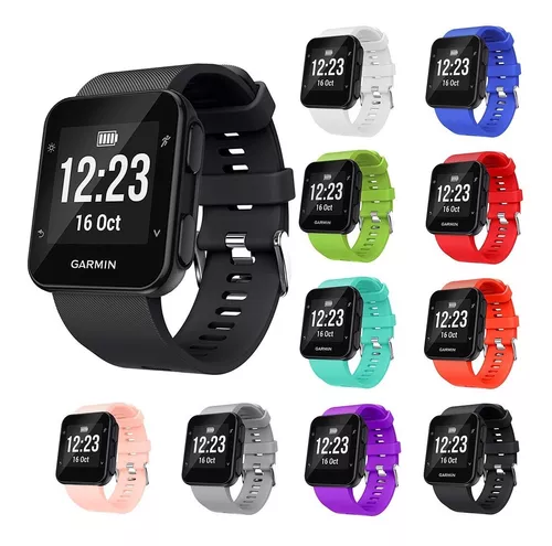 Silicone Sport Watch Band para Garmin Forerunner 35 (negro)