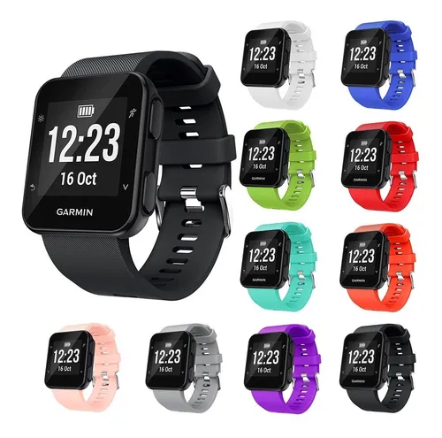 Correa compatible con Garmin Forerunner 35, correa elástica bordada  ajustable para Forerunner 35