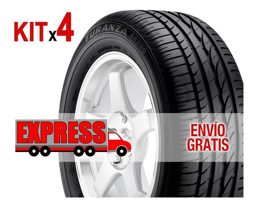 Kit 4 185/60 R15 H Bridgestone Turanza Er300 Envío Gratis $0
