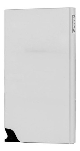 Tarjetero Card Slider Walla Wallets Silver - Proteccion Rfid