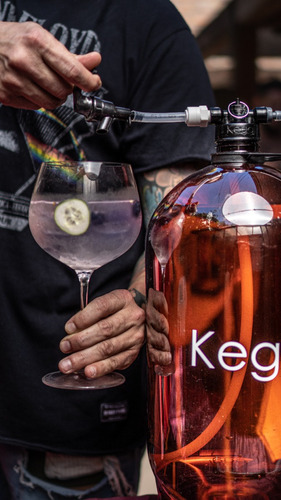 Imagen 7 de 8 de Chopera Keggi Promo Día Del Padre 5l+gin+tónica Santa Quina