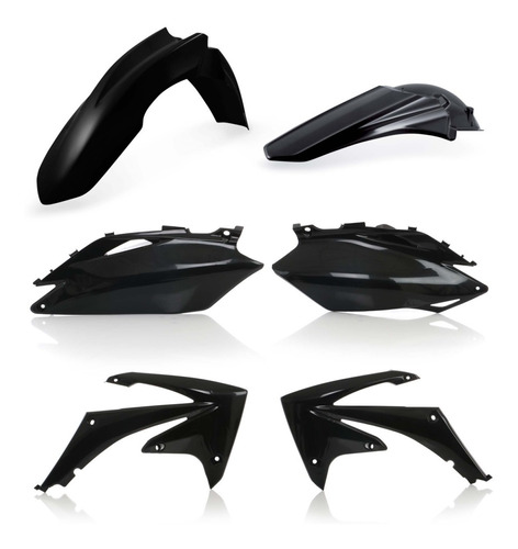 Kit Plasticos Acerbis  Crf 250 10 Crf 450 09-10 Negro Rider®