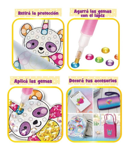 Imagen 4 de 4 de Juliana I Love Unicorns Gemas