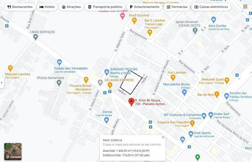 Imagem 2 de 2 de (te721)terreno Área 1835m² - Fortaleza/ce - Te721