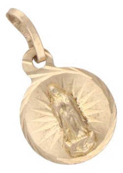 Medalla De 10k Oro Amarillo, 0.4 Gramos
