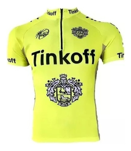 Camiseta Camisa De Ciclismo  Barbedo Tinkoff Uv Com Bolsos