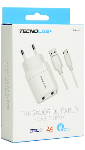 Cargador Certificado Tipo C Tl044w 2.4 2usb