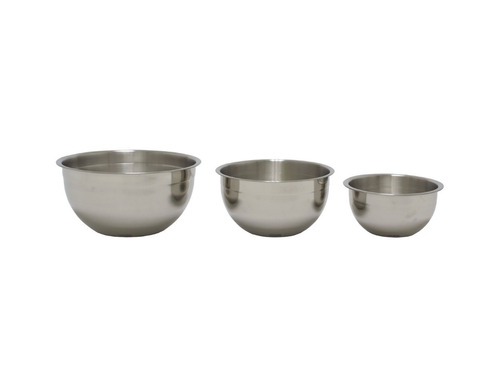 Bowls De Cocina Acero Inoxidable Mezclar Batir Juego Saba