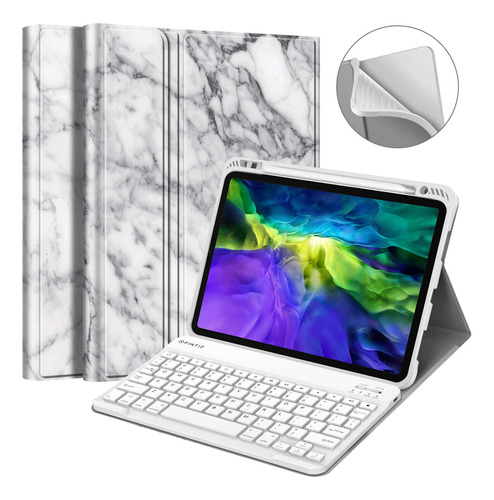 Funda Teclado Para iPad Pro Generacion) Trasera Tpu Suave