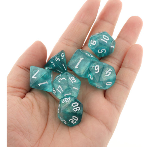 Juego De Dados Multifacéticos De 14 Uds., Juegos De Mesa,