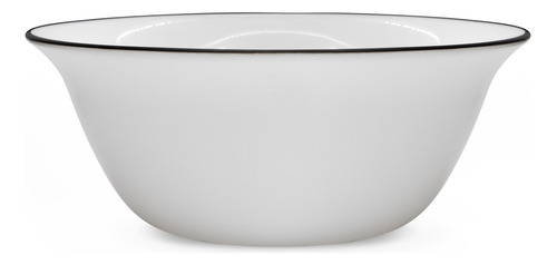 Bowl Home Concept Filete Negro De Vidrio Opal 13 Cms