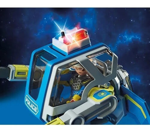 Imagem 4 de 4 de Playmobil Galaxy: Robô Da Polícia Galáctica