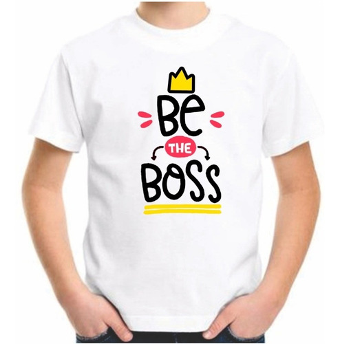 Remera Boss Jefe Niño Modal - Cumpleaños Regalo Dia Del Niño