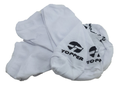 Medias Topper Lifestyle Hombre Low H X3 Blanco Ras