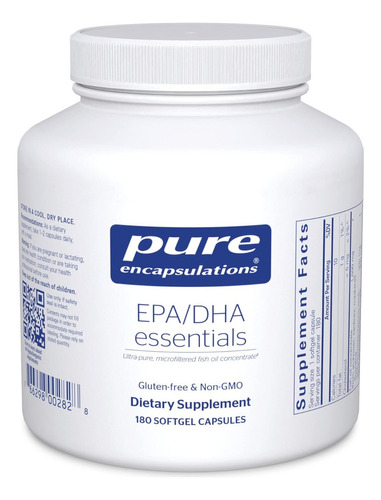 Epa/dha Esencial Pure Encapsulations 180 Softgel