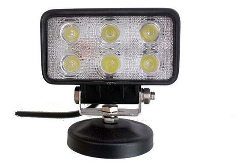 Faro Led Auxiliar Proyector 6 Led 18w Off Road 4x4 Moto