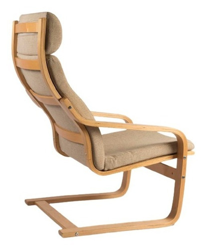 Imagen 2 de 9 de Sillon Volgar De Lino Nordico Importado Poltrona