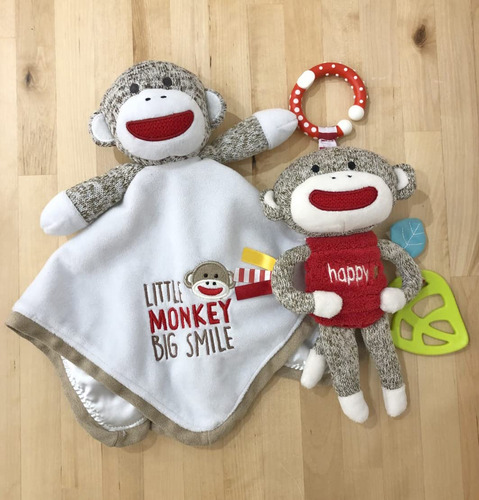 Baby Starters Baby Snuggle Blanket And Toy With Satin, Sock