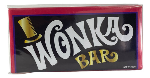 Barra De Chocolate Wonka Sabor Chocolate.