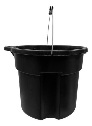 Cubeta Redonda Con Pico 11 L Color Negro Reynera 8012max 4pz