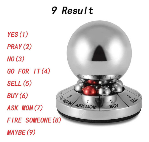 Decision Maker Metal Ball: Stress Relief Office Ner Toy