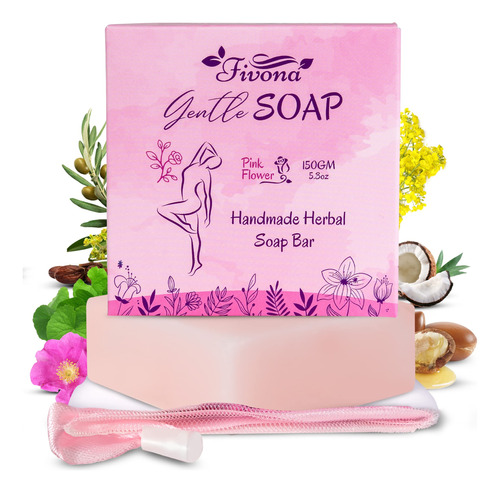 Fivona Yoni Soap - Barra De Hierbas De 5.3 Onzas Para Un Lav