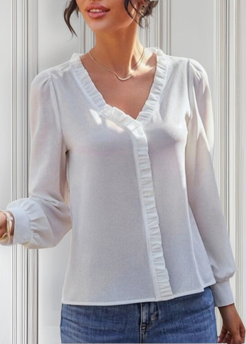 Blusa Camisa De Gasa Talle M Nueva