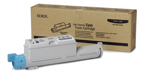 Toner Xerox Phaser 6360 Cyan De Alta Capacidad 106r01218