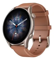 Comprar Capa de música Amazfit Gtr 3 Pro Smartwatch Submersible GPS Calls Cor da capa de música: couro marrom, cor da malha, couro marrom