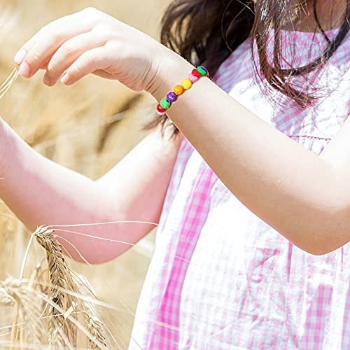 1000 Pieza Perla Plastico Para Pelo Trenza Pulsera Collar