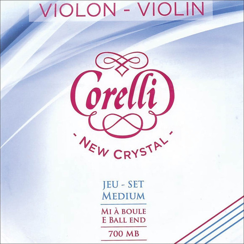 Corelli Crystal 4 Violin  Juego Calibre Medio Extremo Bola