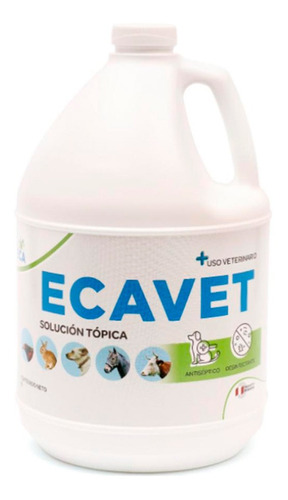 Solución Desinfectante Superficie Labeca Ecavet Mascotas 4 L