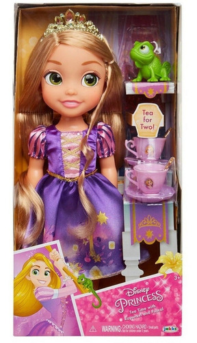  Muñeca Princesa Rapunzel Y Pascal Hora Del Té Disney 