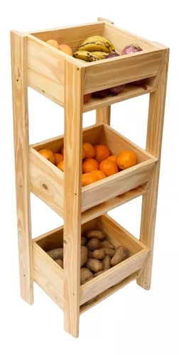 Organizador De Verduras Madera