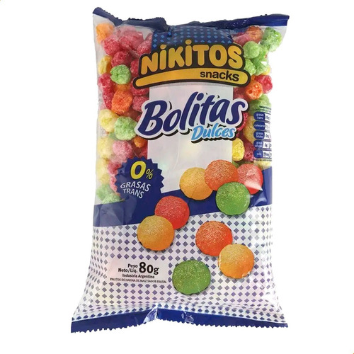 Snacks Bolitas Dulces Surtidos Nikitos - Mejor Precio