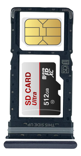 Bandeja Porta Sim Card Chip Compatible Moto Edge 20 Lite 