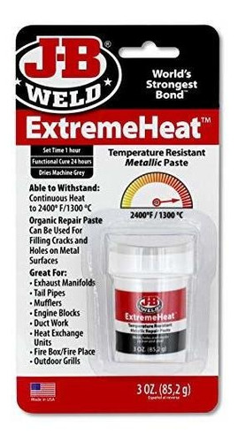 J B Weld 37901 Extremeheat Resistente De Alta Temperatura Me