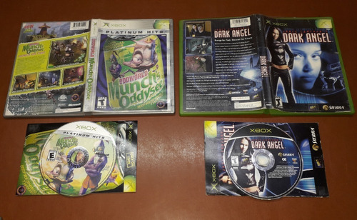 2 Juegos Oddworld: Munch's Oddysee Y Dark Angel Xbox Clásica (Usado)