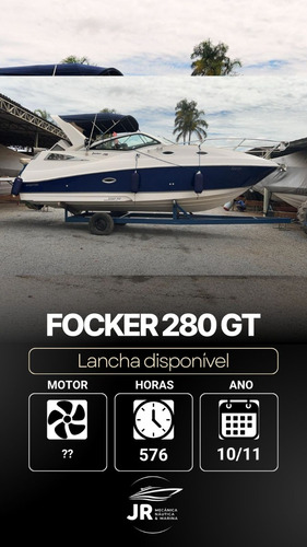 Focker Gt 280 Alongada 30 Pés Ano 2011 576hrs Refin 2024
