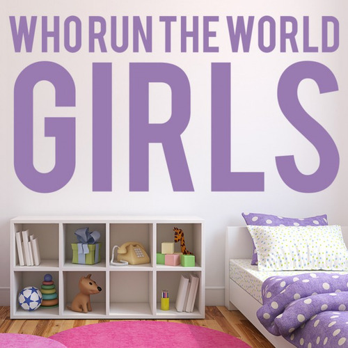 Who Run The World Beyonce Song Lyrics Decorativo Ws-44043