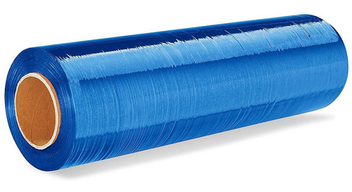 Película Elástica De Colores - 46cm X 457m, Azul - 4 Rollos