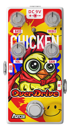 Azor Overdrive - Pedal De Efecto De Guitarra Chicken Overdri