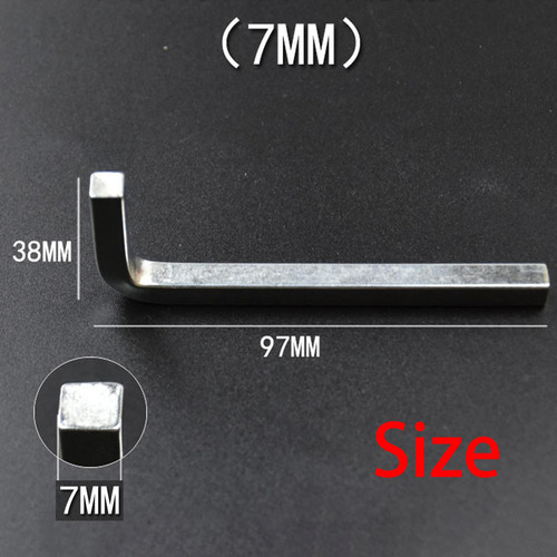 Llave De Cabeza Cuadrada En Forma De L De 2 Piezas Universal