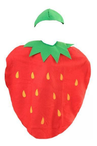3 Disfraz De Fresa Con Dibujos De Frutas Para Fiesta Estilo