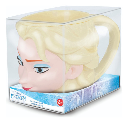 Taza Tazon Frozen Elsa Disney Original Con Caja 320ml