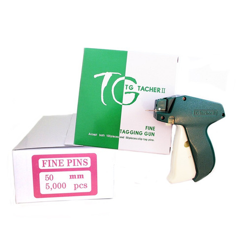 Etiquetadora Pistola Tg Tacher + 5000 Tag Pin 50mm Fino 