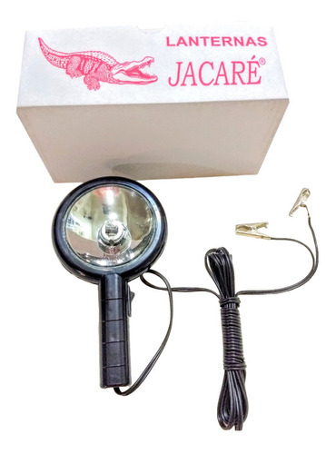 Lanterna Silibim Farol Jacaré 12v Garra P/ Bateria H3 Siribi