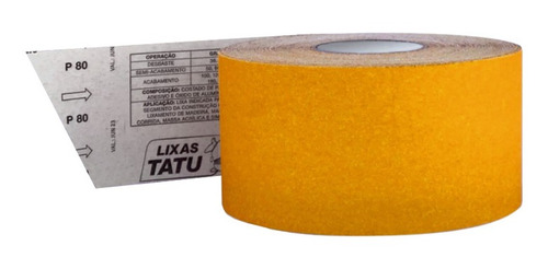 Imagem 3 de 3 de 4 Rolos Lixa Tatu Uso Industrial Grão 036 Larg. 15cm