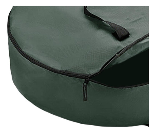Saco De Grinalda E Guirlanda Tecido De Lona Verde-1 76x20cm