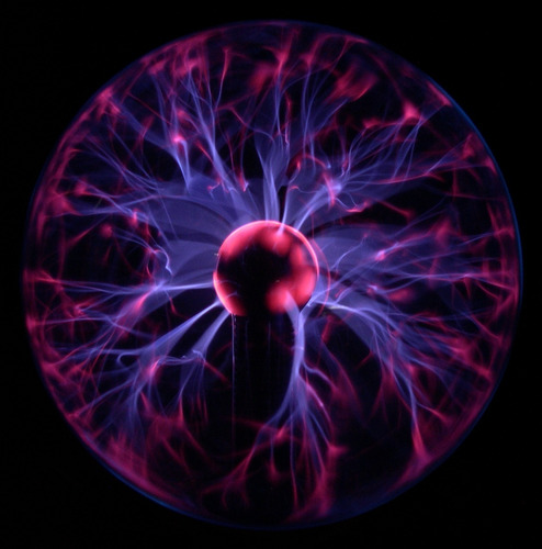 Lampara De Bola Plasma Efecto Rayos Tamaño Grade